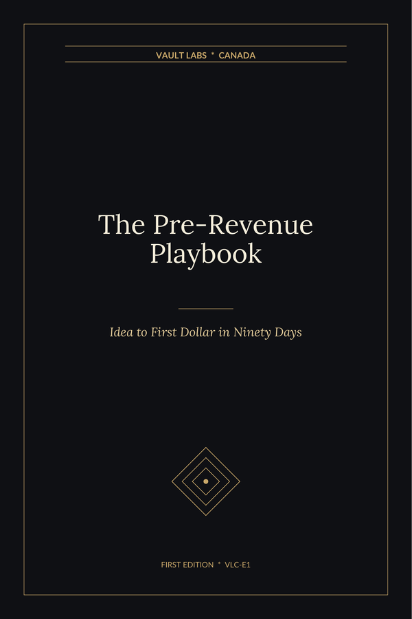 The Pre-Revenue Playbook