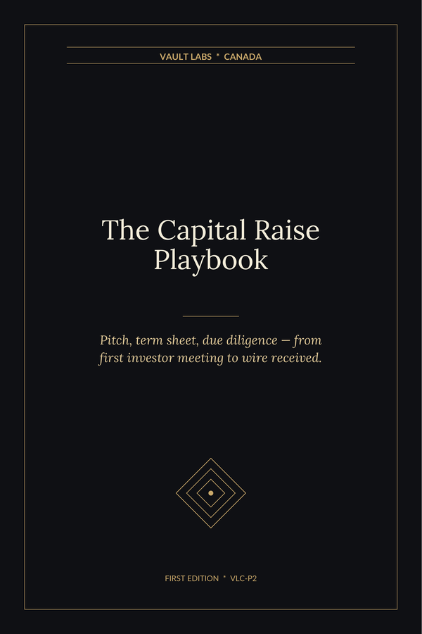 The Capital Raise Playbook